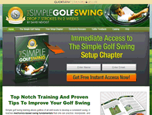 Tablet Screenshot of golfswingguru.com